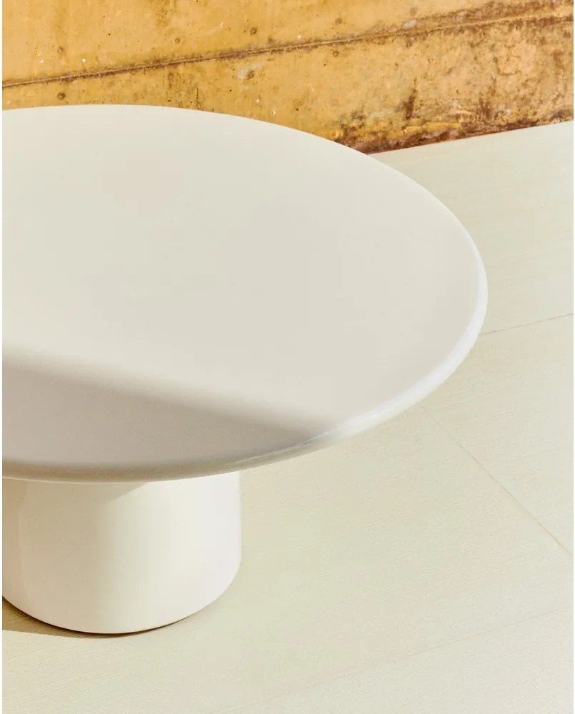 Okrągły stolik ogrodowy betonowy ø 85 cm Albanella – Kave Home