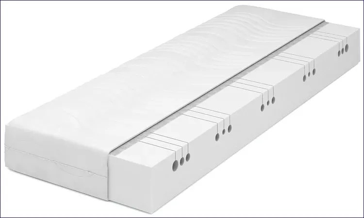 Materac z pianki z pokrowcem relaxtic 120x200 C6-M08
