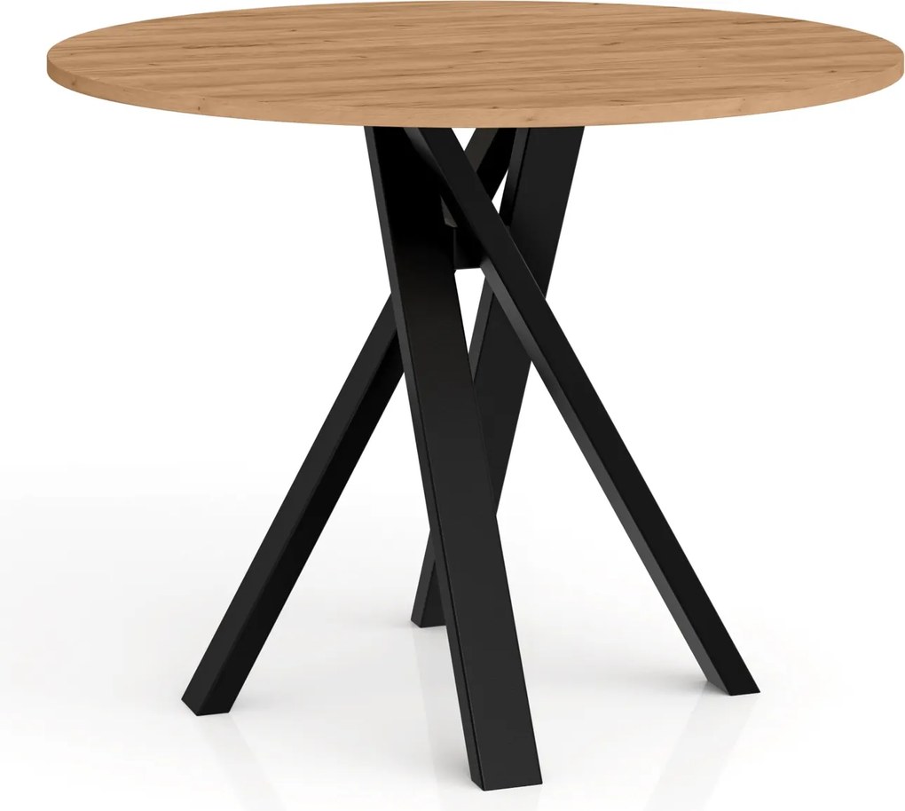Stół do jadalni Ivo z okrągłym blatem 110 cm