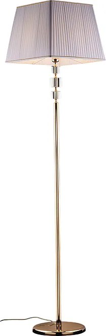 Lampa podłogowa Franz w kolorze złotym i kryształowym, 1 lampa, abażur dm.45 .180 Ø40 BL275-PH-OR