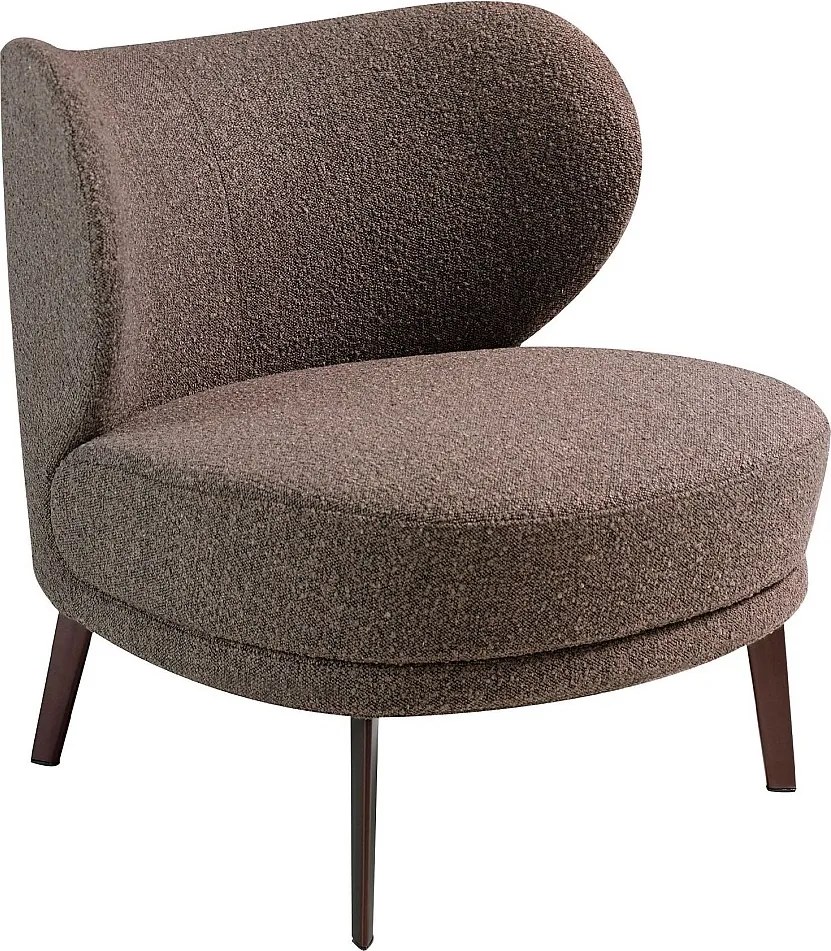 Fotel obrotowy z brązowej tkaniny 5079 ANGEL CERDA