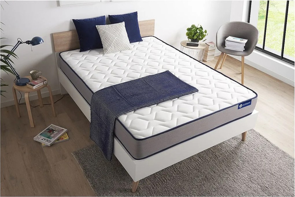 Materac Actilatex form 200x200cm, Grubosc : 22 cm, Lateks i pianka z pamiecia ksztaltu, Wysoki, 5 stref komfortu