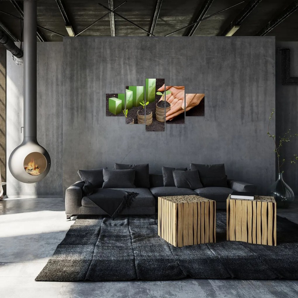 Obraz - Wzrost (125x70 cm)