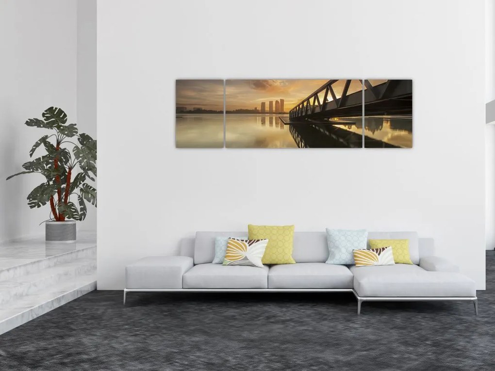 Obraz molo (170x50 cm)