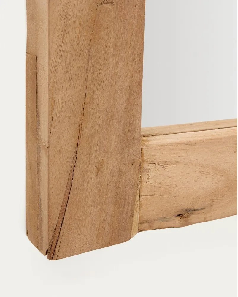 Lustro z drewnianą ramą ścienne 50x120 cm Maden – Kave Home