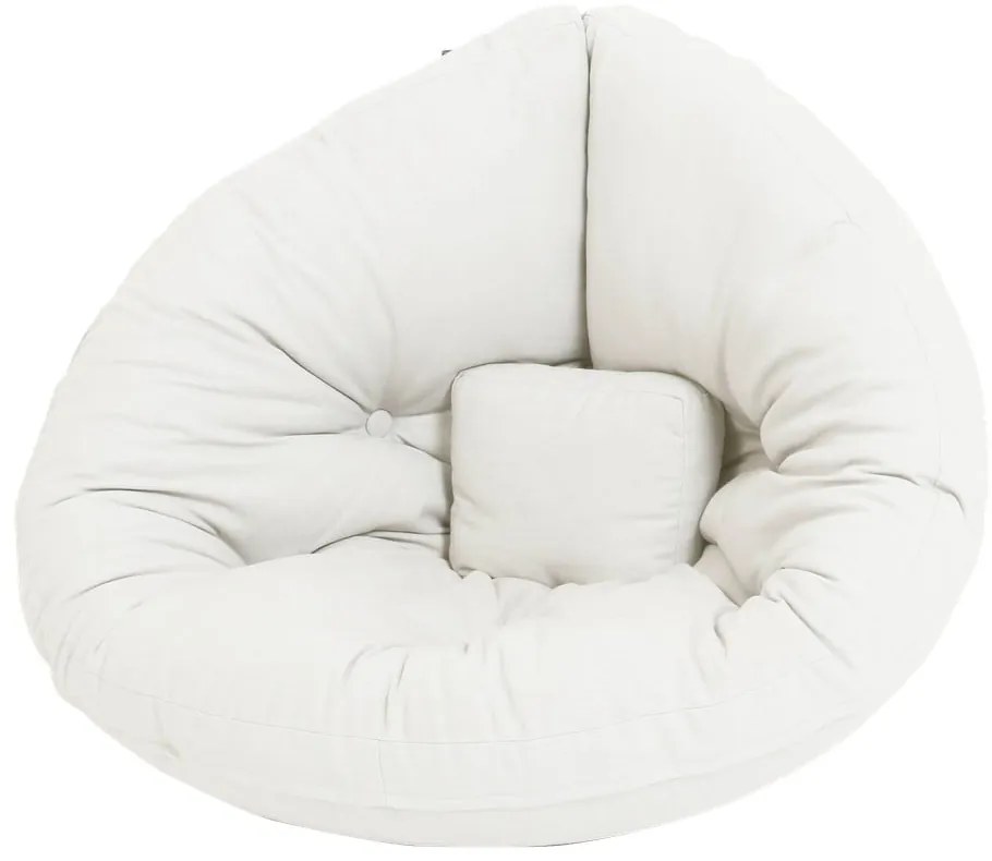 Dziecięcy fotel rozkładany Karup Design Mini Nido Creamy
