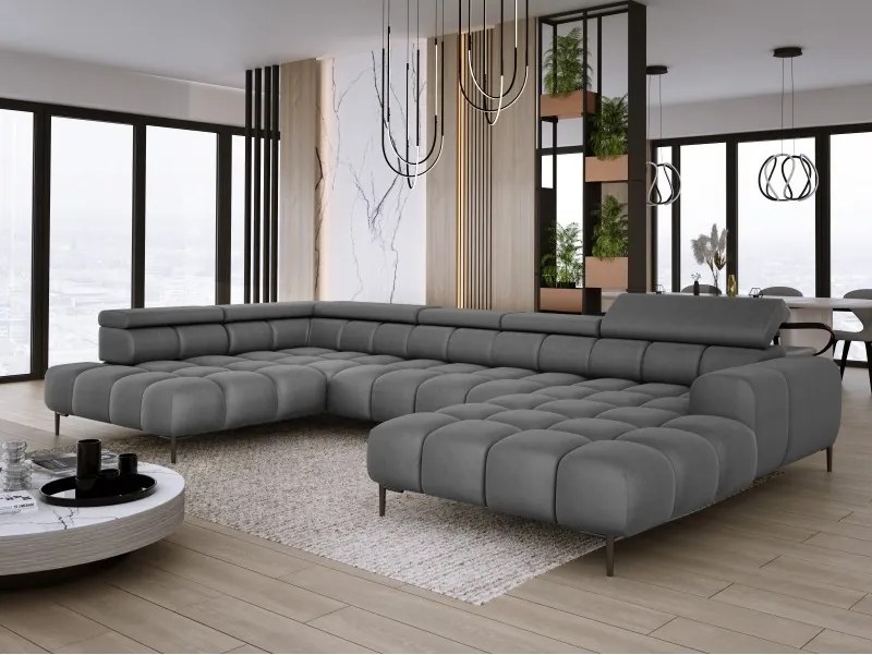 Narożnik PLAZA XL z elektryczną regulacją siedziska WERSAL