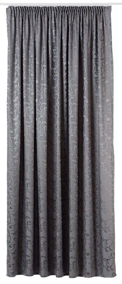 Szara zasłona żakardowa 210x245 cm Glory – Mendola Fabrics