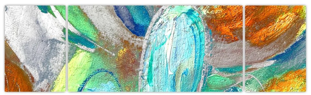 Obraz - Kolorowa abstrakcja (170x50 cm)