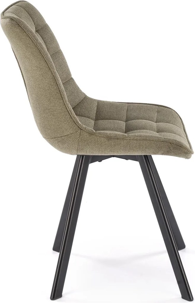 Krzesło do jadalni K549 Halmar z przeszyciami na siedzisku