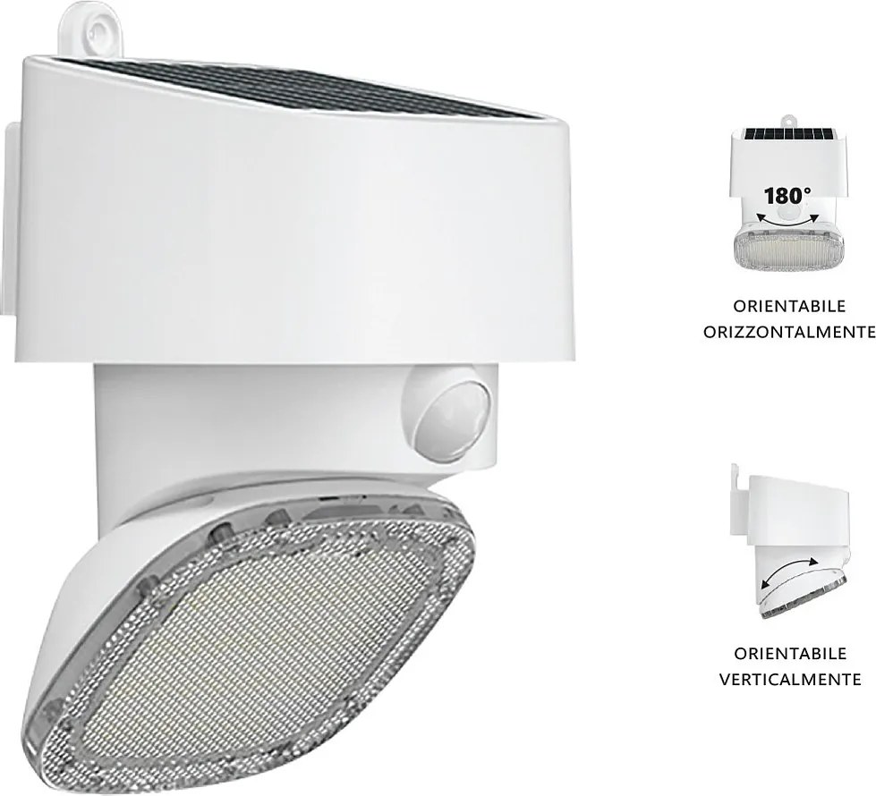 Wielofunkcyjna/regulowana lampa solarna LED 2000 lm IP65