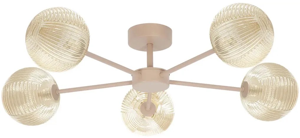 Pięcioramienna lampa sufitowa E7-T63