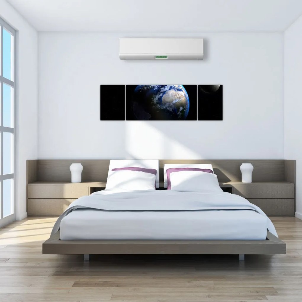 Obraz planety Ziemia (170x50 cm)