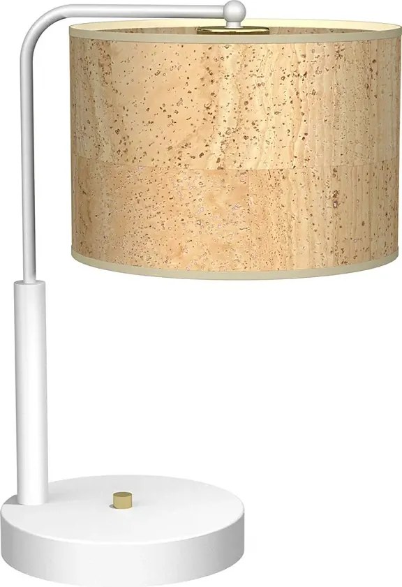Lampa gabinetowa z korkowym kloszem - N54 H6-M14