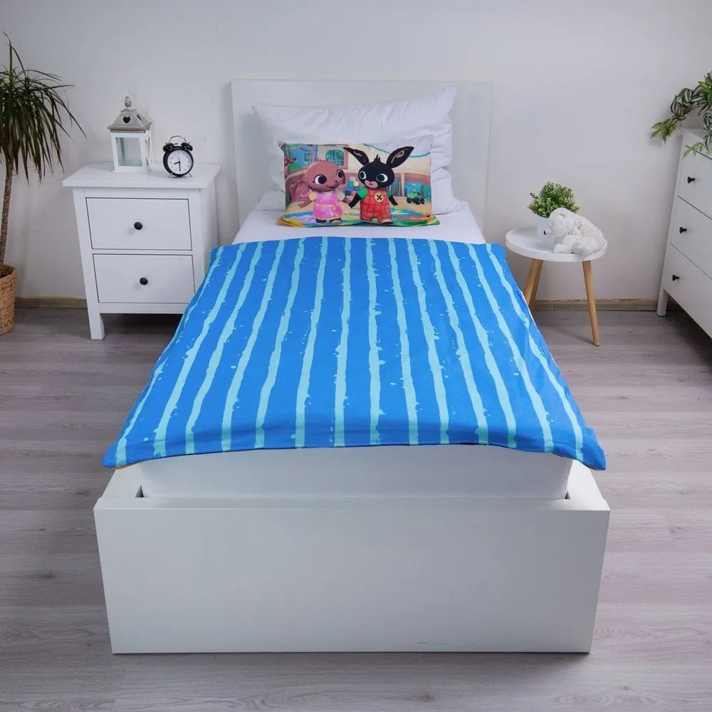 Bawełniana pościel dziecięca do łóżeczka 100x135 cm Bing Bunny "Tower" – Jerry Fabrics