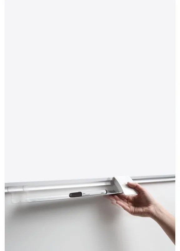 Ceramiczna biała tablica do pisania LUX, magnetyczna, 1800 x 1200 mm