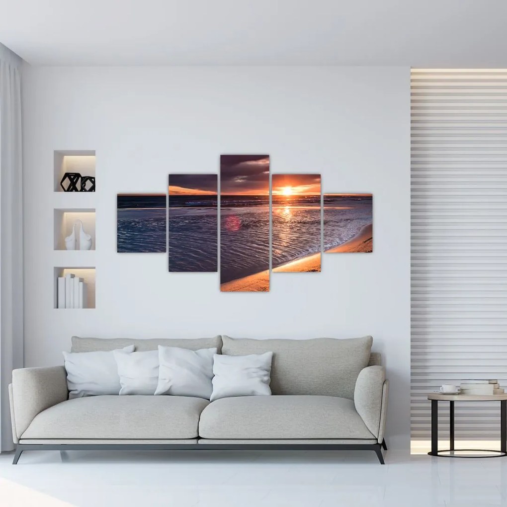 Obraz zachodu słońca (125x70 cm)