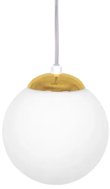 Nowoczesna lampa wisząca szklana kula - A490 C8-K29