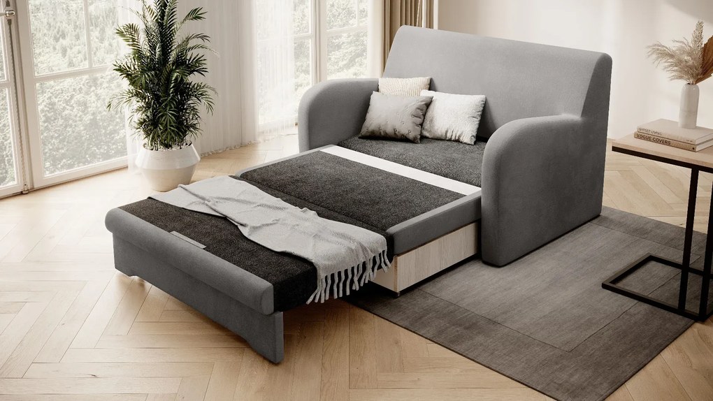 Sofa rozkładana z funkcją spania ARIO szara ELTAP