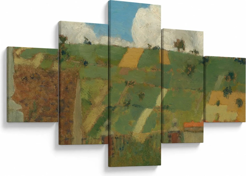Obraz - Edouard Vuillard, Landscape of the Ile de France, reprodukcje (125x70 cm)