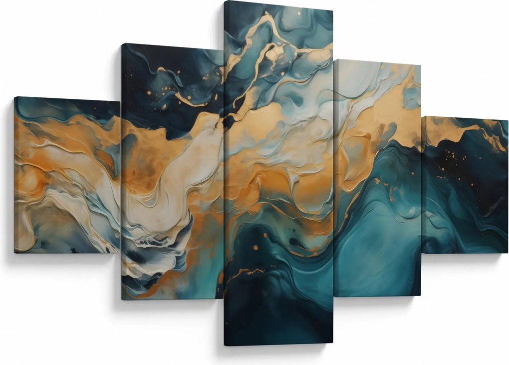 Obraz - Abstrakcja (125x70 cm)