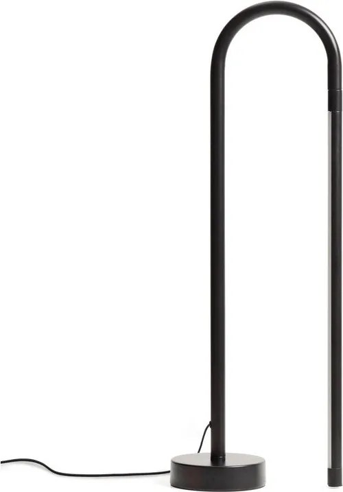 Czarna lampa stojąca LED (wysokość 60 cm) Bow – Kave Home