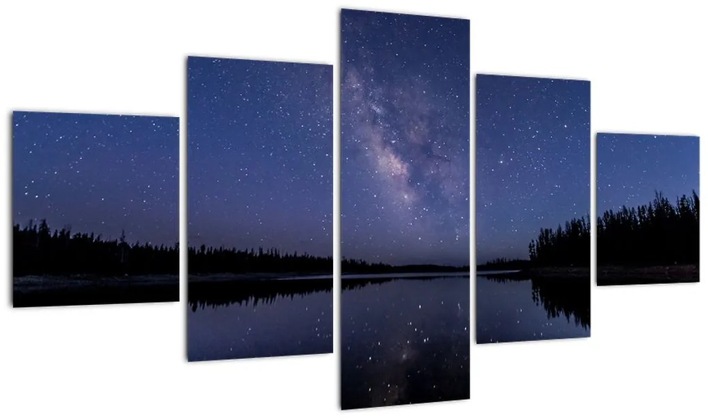 Obraz nocnego nieba (125x70 cm)