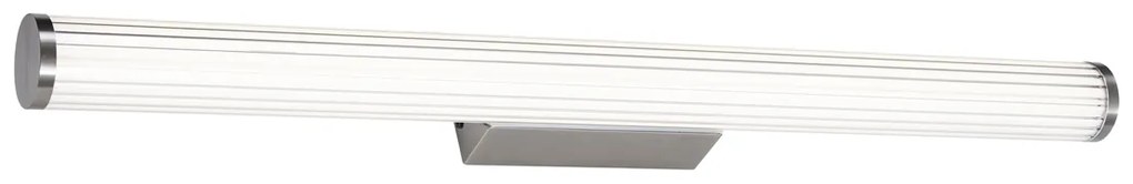 Retro Kinkiet / Lampa scienna Gunmetal 80,4 cm z LED IP44 - Coco Retro Oswietlenie wewnetrzne