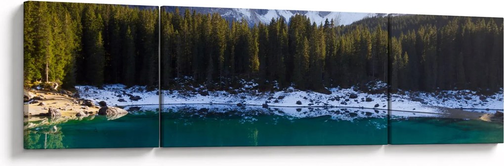 Obraz - Jezioro Karersee (170x50 cm)