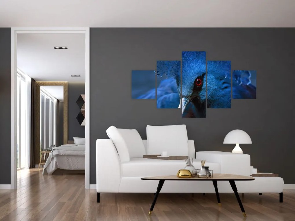 Obraz - Koronowany gołąb (125x70 cm)