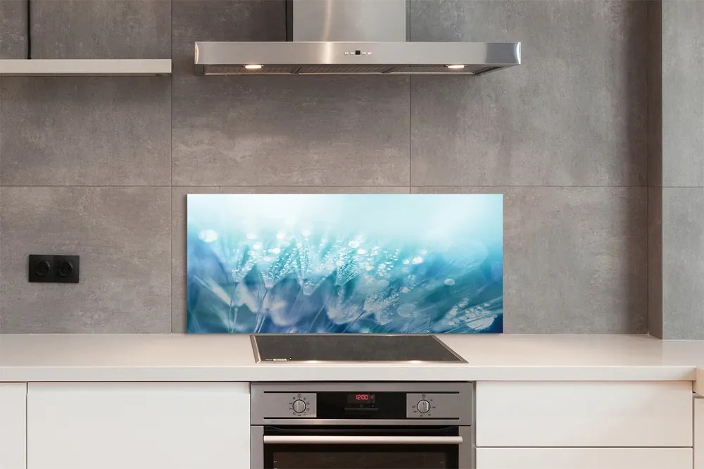 Szklany Panel Abstrakcyjny Motyw Dmuchawca