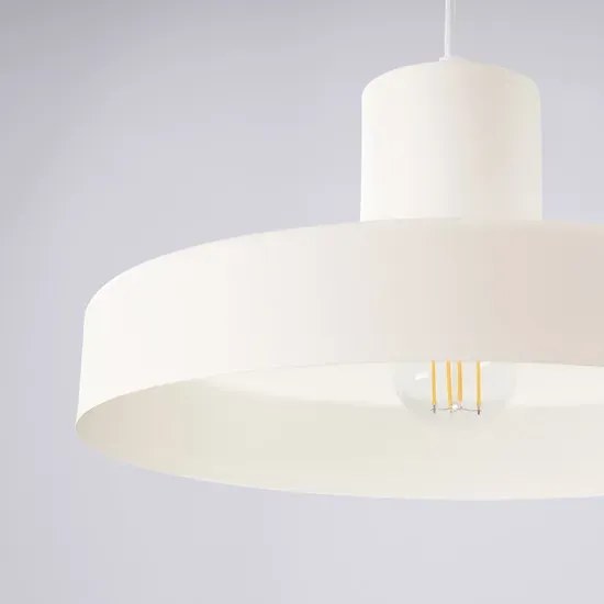 Beżowa industrialna lampa wisząca L2-E22