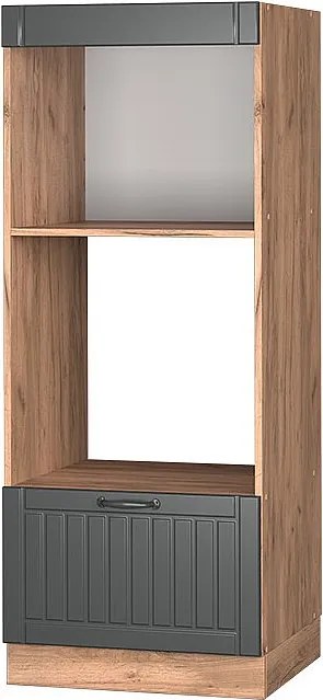 Szafka do mikrofalówki ciemnoszary 60x58.1x153.6 fame-line