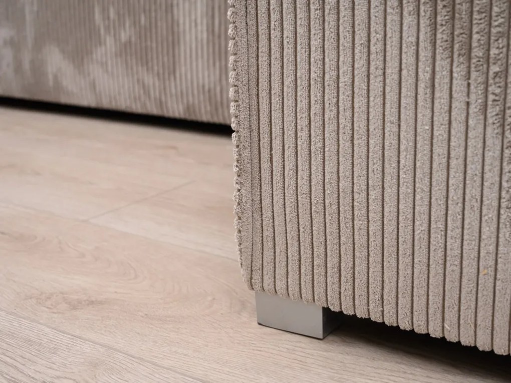 Rozkładana narożna sofa SMART COSARO różowa, dwustronna + 2 poduszki GRATIS