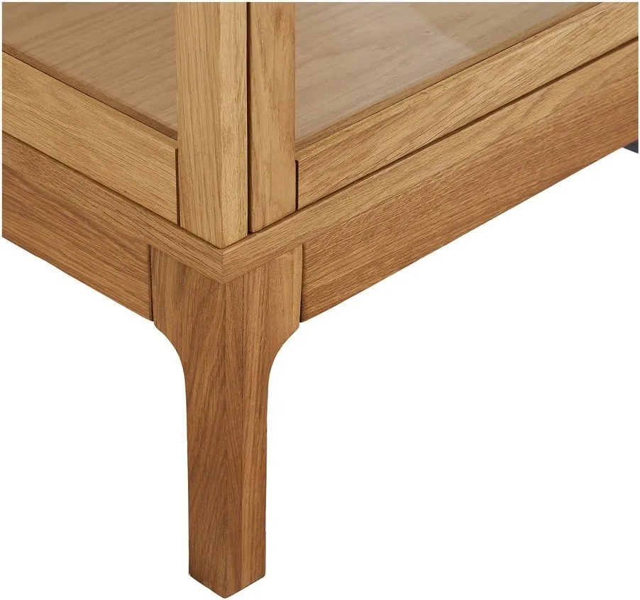 Witryna w naturalnym kolorze 47x180x40 cm Zamora – House Nordic