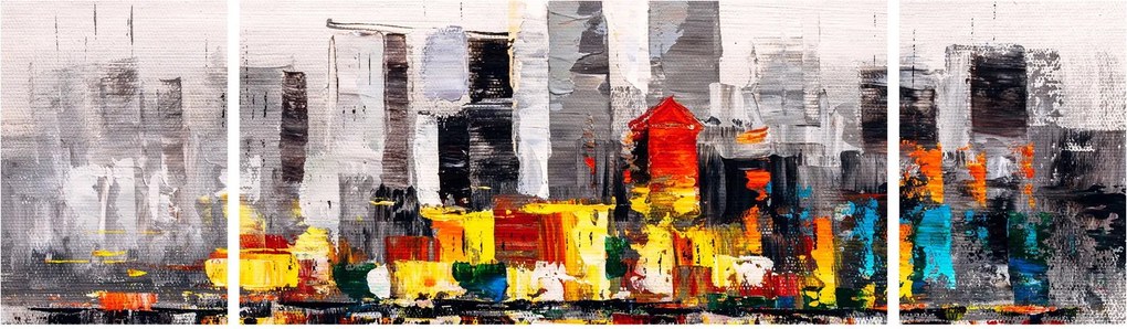 Obraz - Obraz przedstawiający duże miasto (170x50 cm)