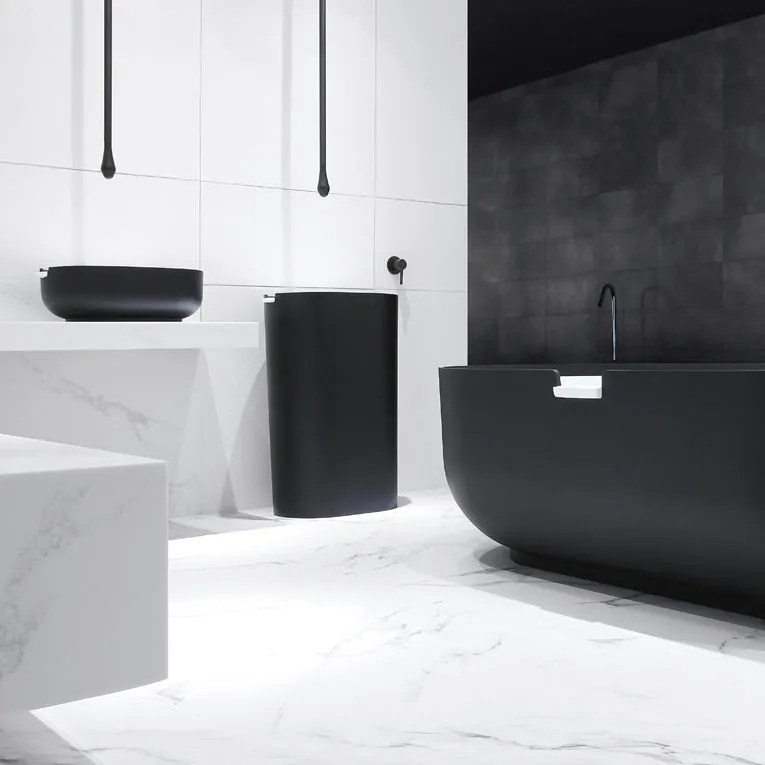 Bateria umywalkowa sufitowa DROP 135