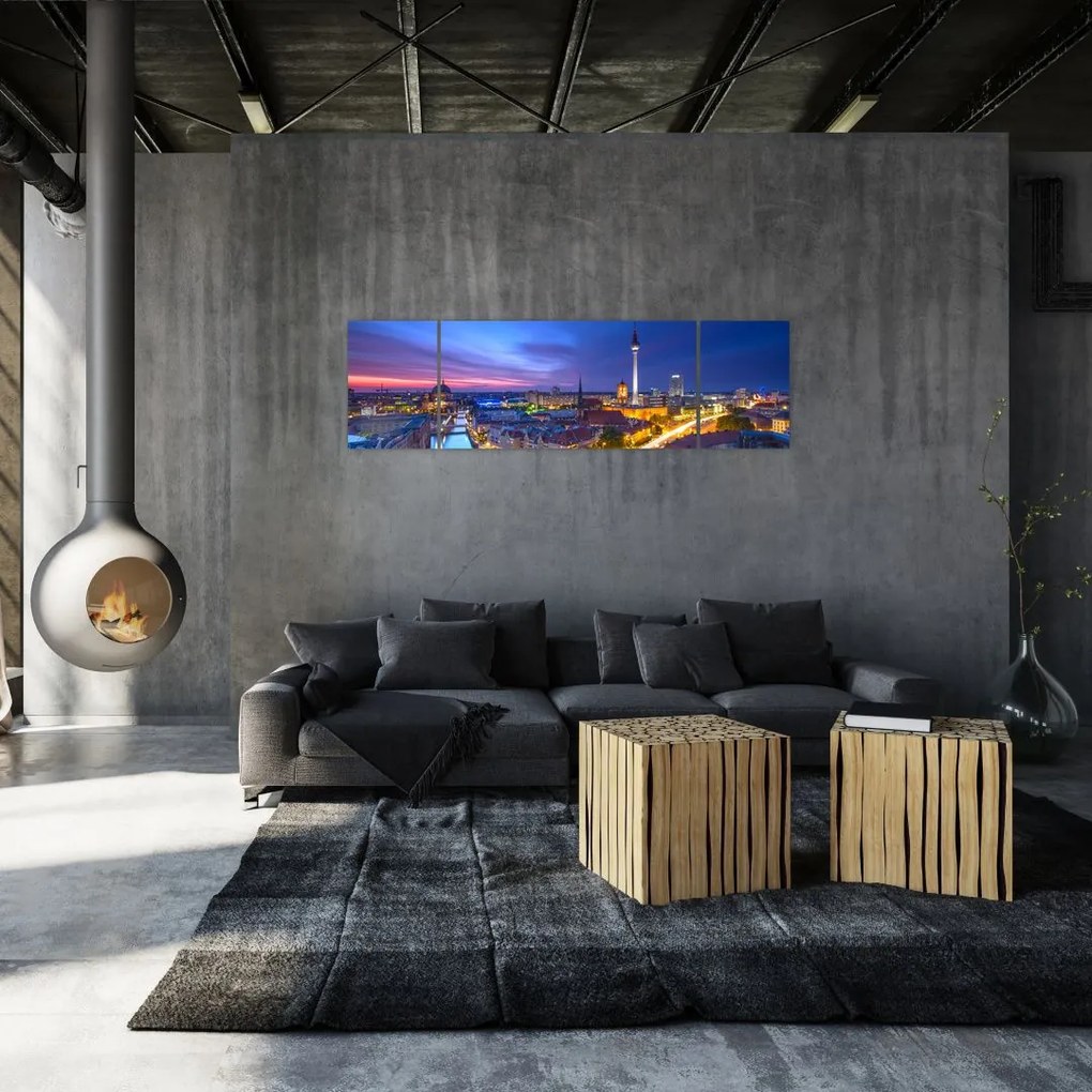 Obraz - Niebieskie niebo nad Berlinem (170x50 cm)
