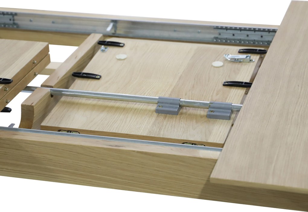 Stół rozkładany ROBUST Dąb do Salonu Jadalni 180-265 x 100 x 76 cm, Prostokątny