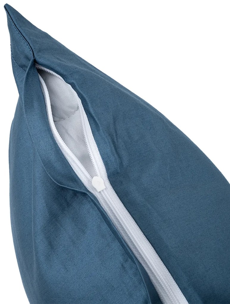 4Home Poszewka satynowa na poduszkę Sea Blue, 50 x 150 cm