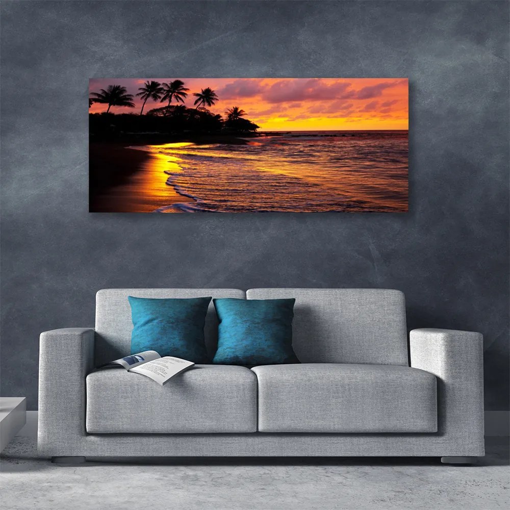 Duży obraz na płótnie Spokój Morskiego Horyzontu