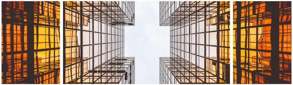 Obraz drapaczy chmur (170x50 cm)