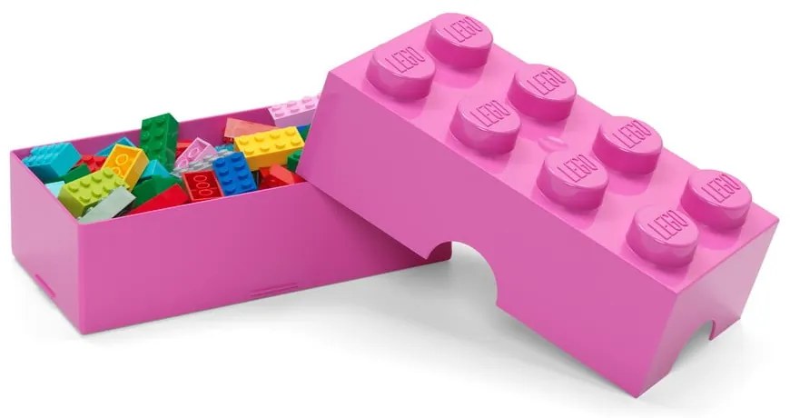 Różowy pojemnik śniadaniowy LEGO®