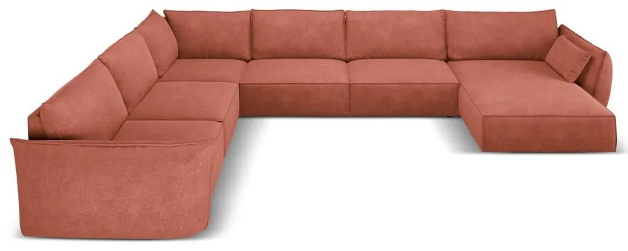 Czerwony narożnik (lewostronny) Vanda – Mazzini Sofas