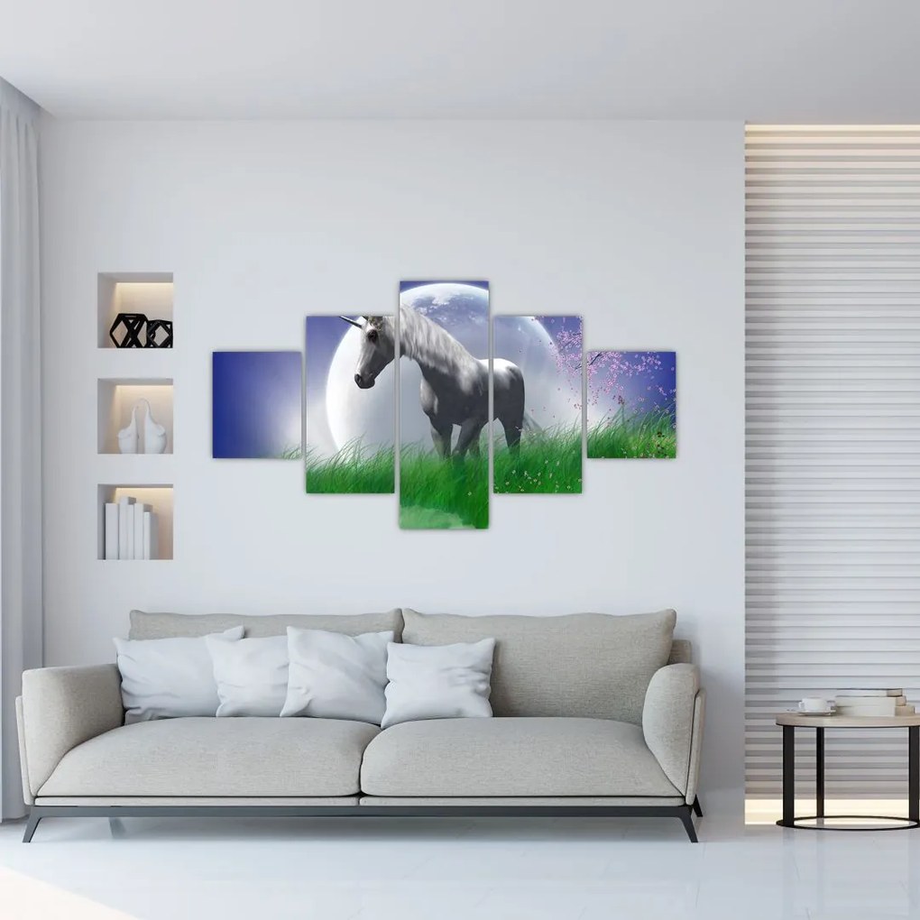 Obraz jednorożca (125x70 cm)