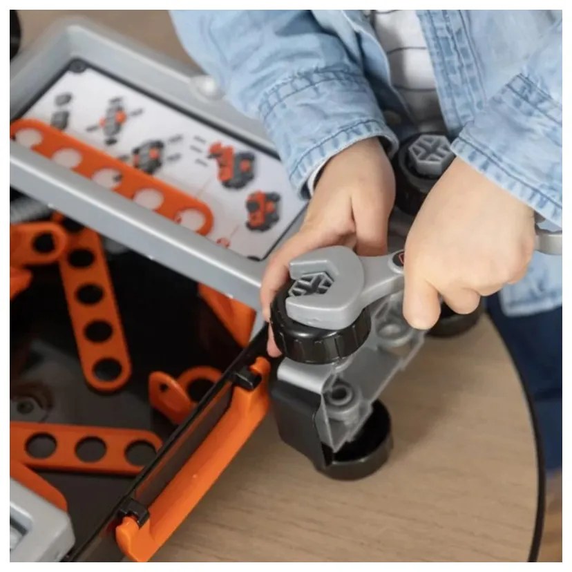 Smoby black & decker walizka z narzędziami + samochód w częściach