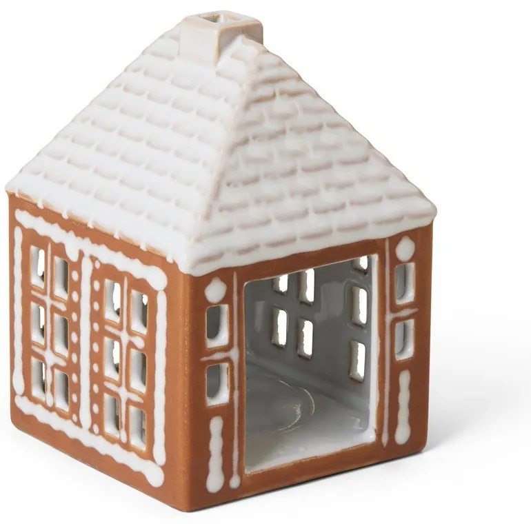 Ceramiczny świecznik na świeczkę typu tealight Gingerbread Lighthouse – Kähler Design