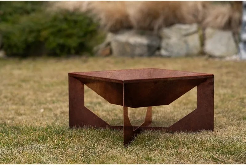 Vento Ognisko ogrodowe 50 x 50 x 30 cm, corten CORGARDEN 1014