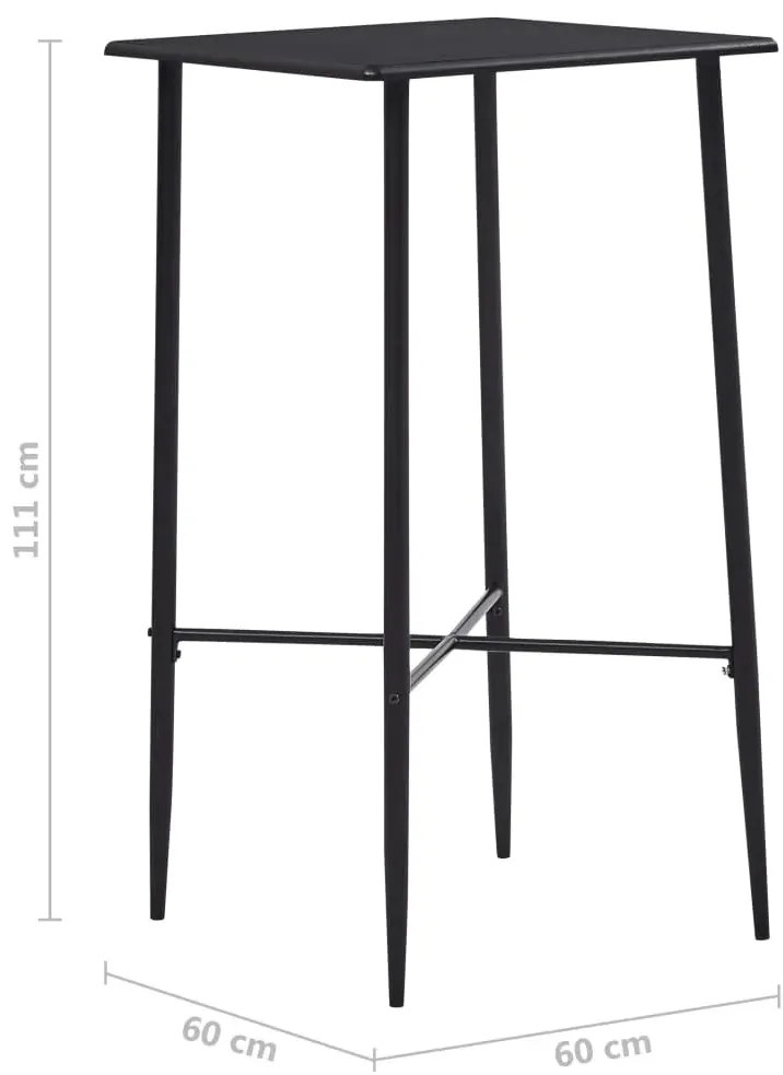 Czarny stolik barowy Z4-S40