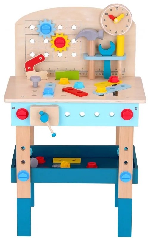 Tooky toy drewniany stół do majsterkowania warsztat